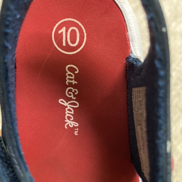 Toddler Cat & Jack Navy Blue Star Sandals Size 10 - Picture 6 of 7